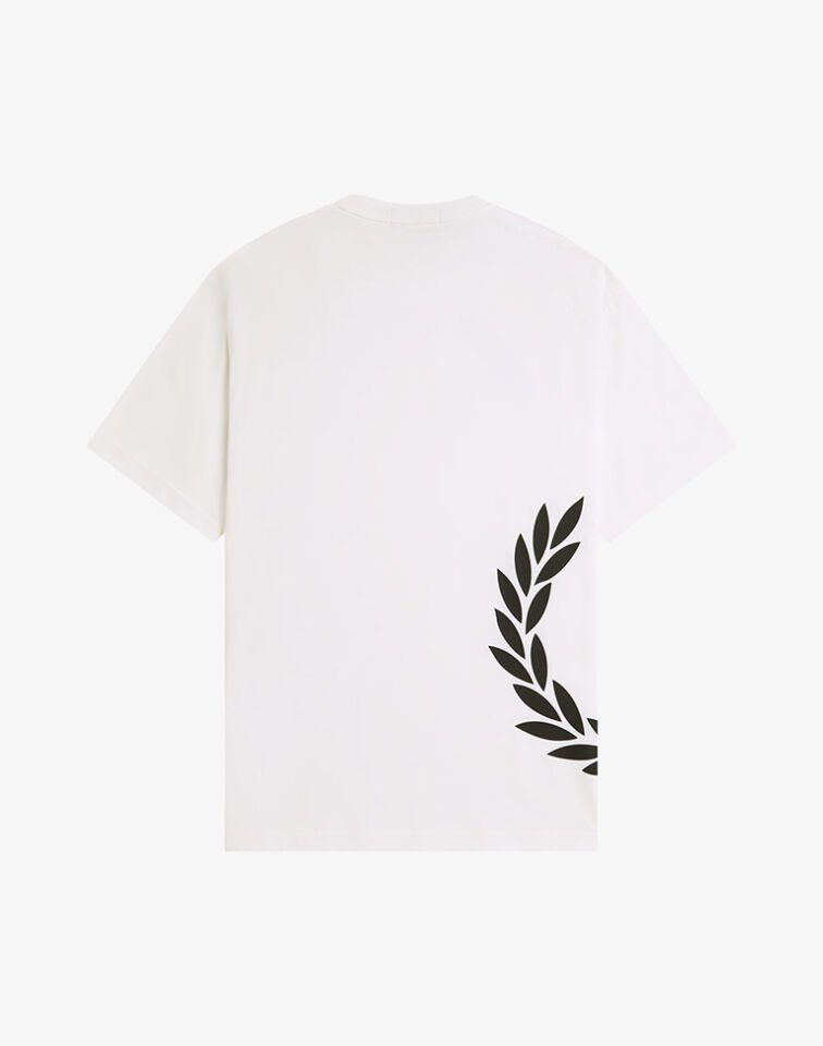 TEXTURED LAUREL WREATH T-SHIRT