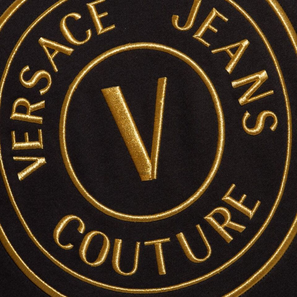 GOLD LOGO SİYAH SWEATSHIRT