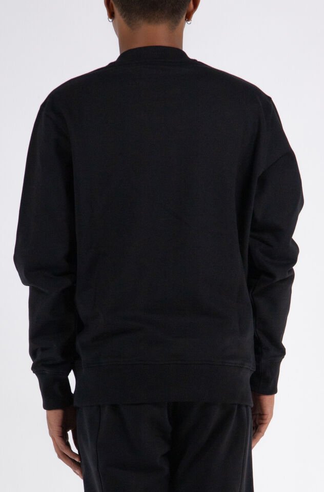 GOLD LOGO SİYAH SWEATSHIRT