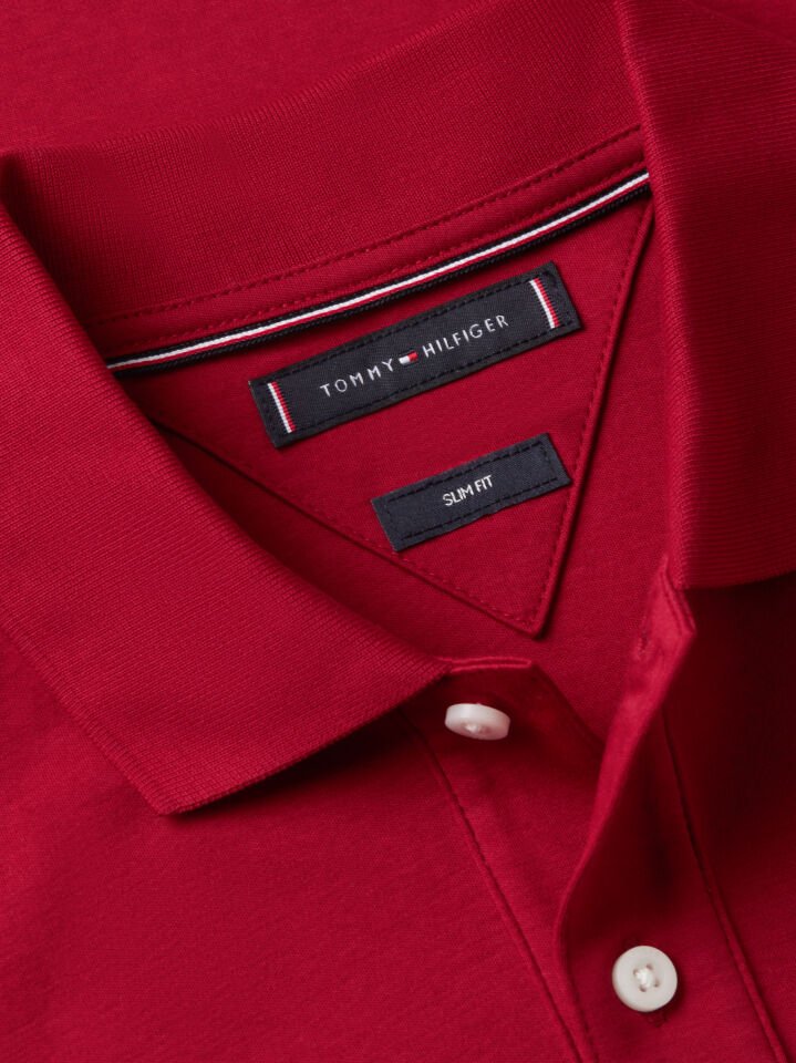 RWB CUFF LIQUID COTTON SLIM POLO