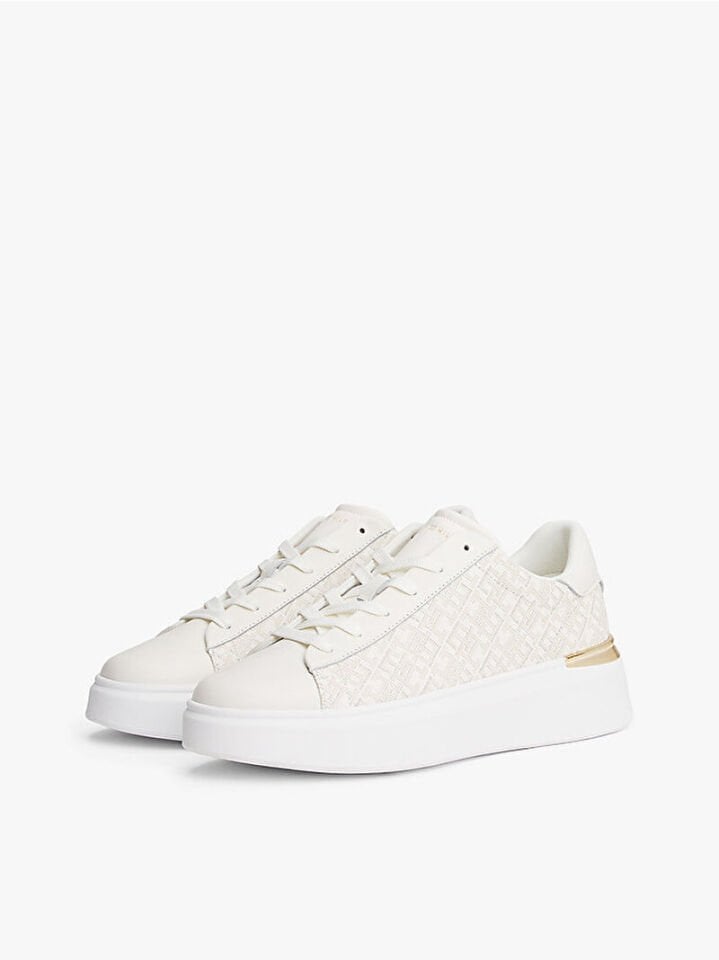 TH MONOGRAM PLATFORM SNEAKER