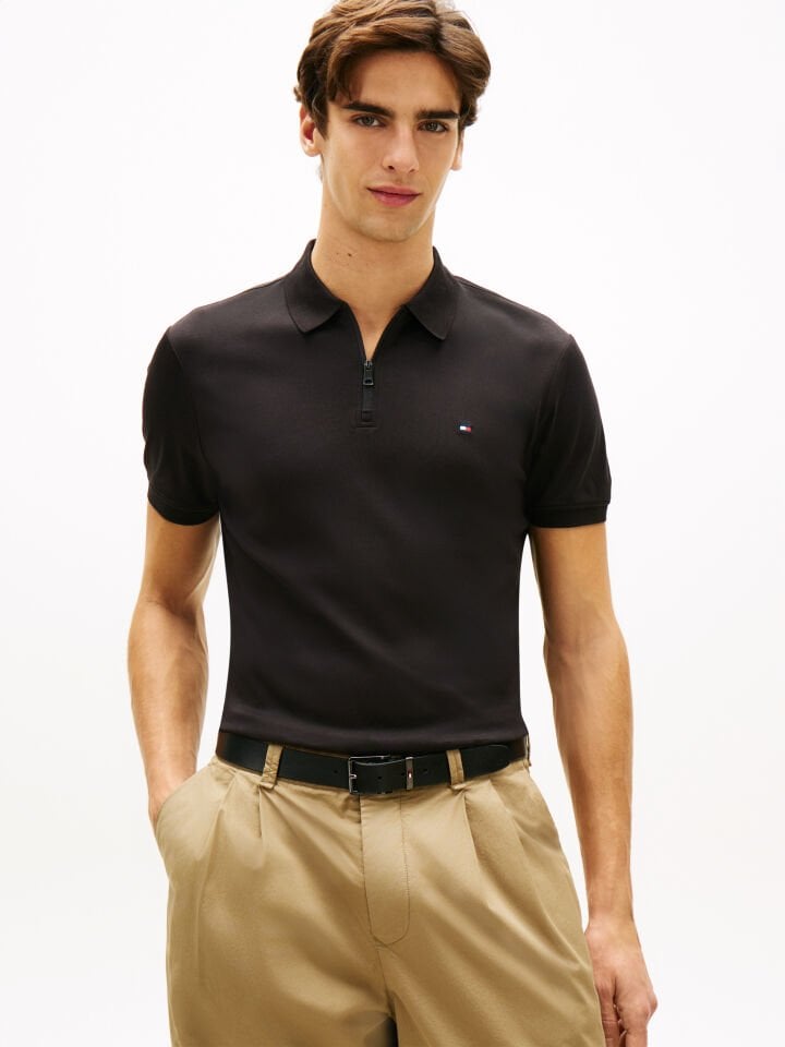 INTERLOCK ZIP REG POLO