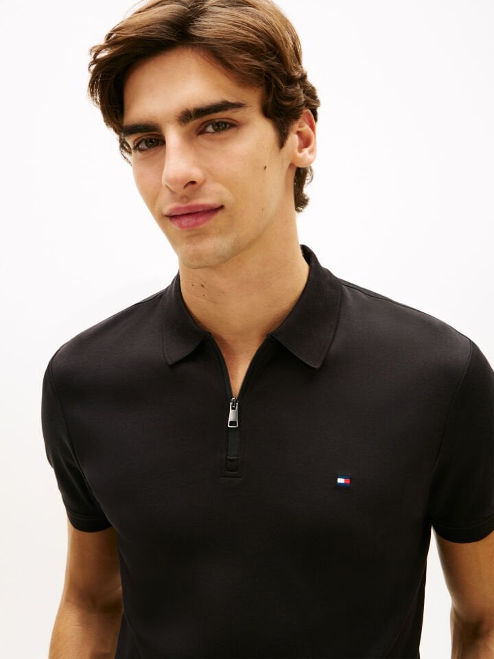 INTERLOCK ZIP REG POLO