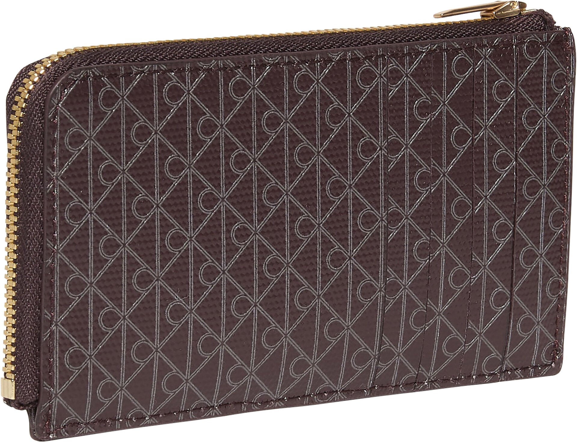 EMBLEM AOP TOP ZIP CARDCASE