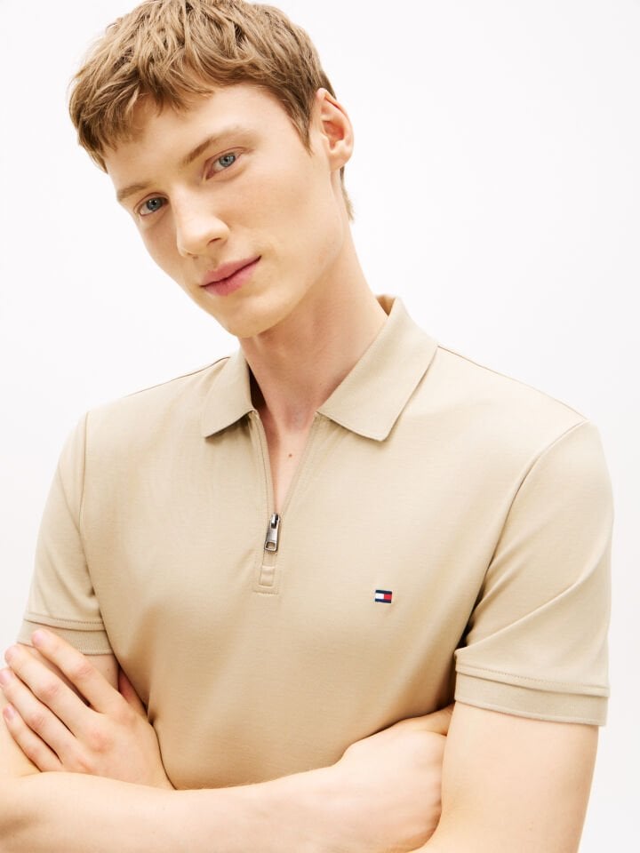 INTERLOCK ZIP REG POLO
