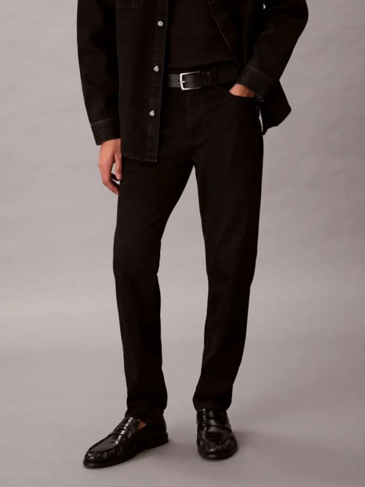 SLIM TAPER CK CLASSIC BLACK JEAN