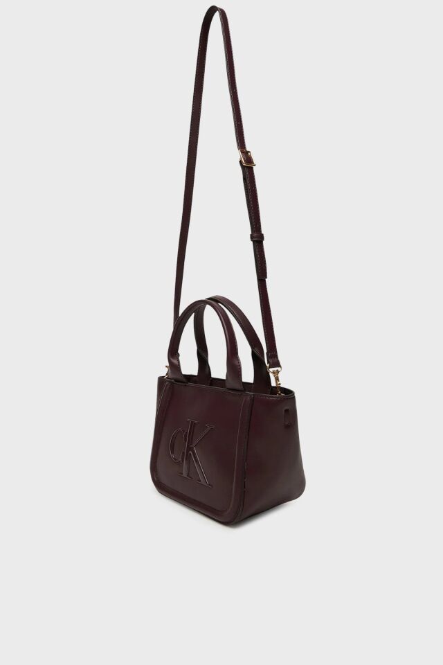 BOLD CK SMALL TOTE WITH STRAP