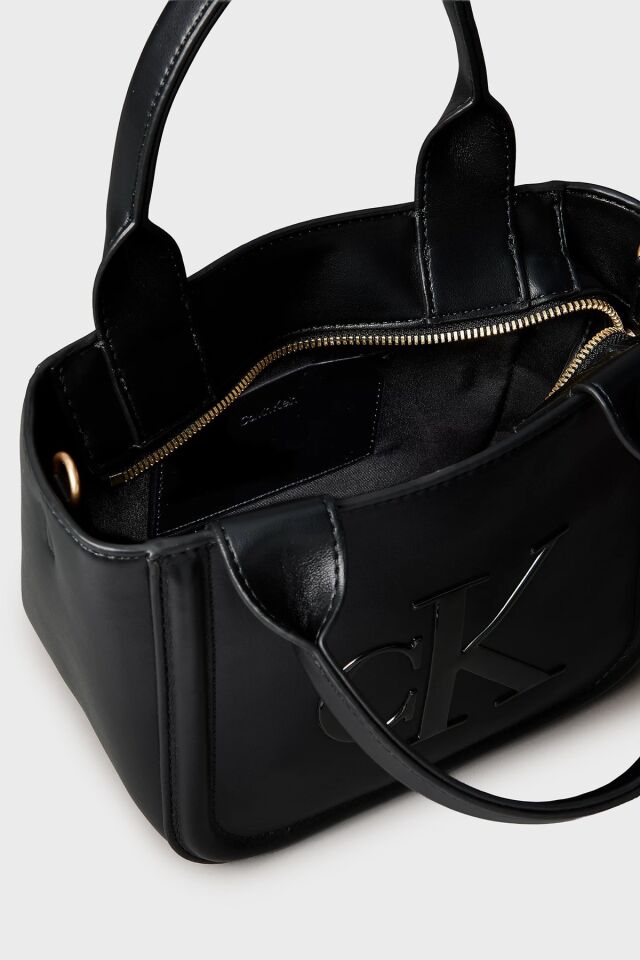 BOLD CK SMALL TOTE WITH STRAP