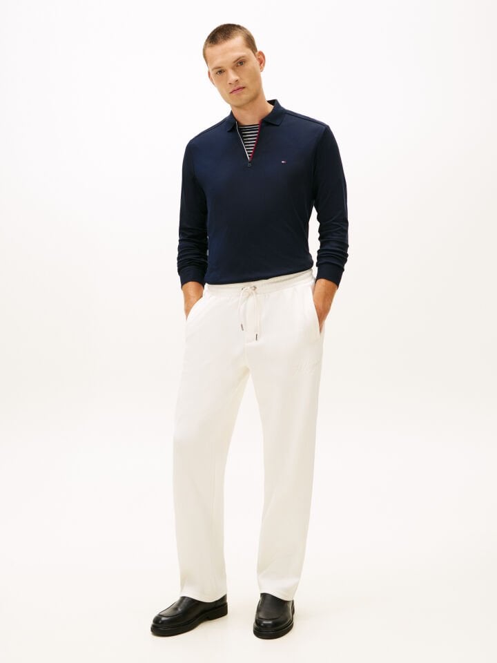 LS LIQUID RWB ZIP REG POLO