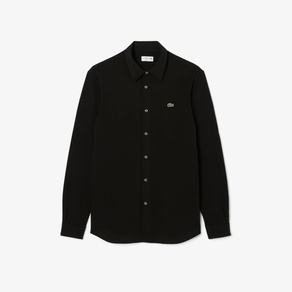 SLİM FİT PAMUK PİKE GÖMLEK