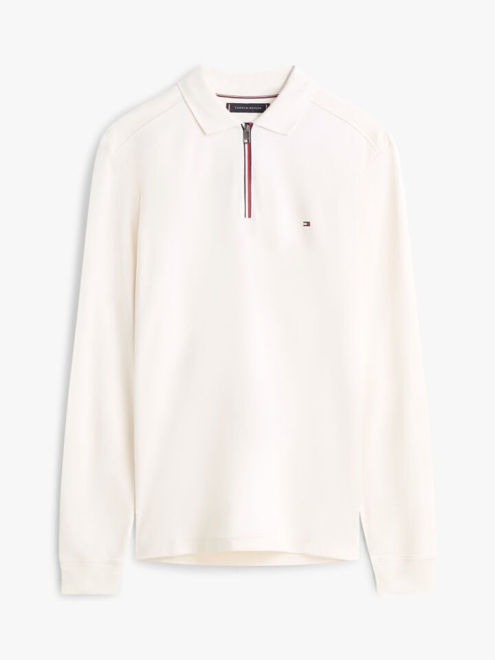 LS LIQUID RWB ZIP REG POLO