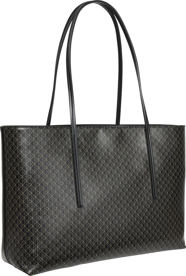 EMBLEM AOP TOTE W/ POUCH