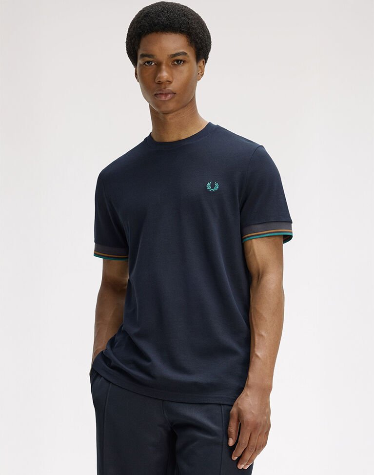 TWIN TIPPED CUFF T-SHIRT