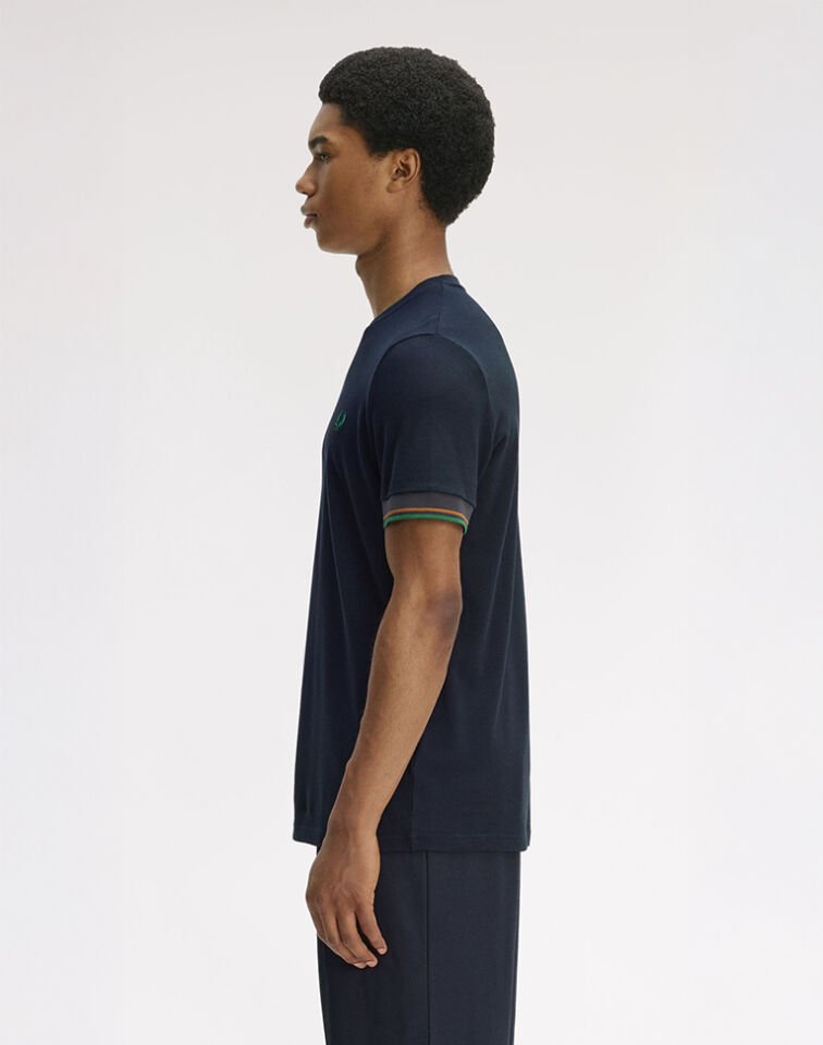 TWIN TIPPED CUFF T-SHIRT