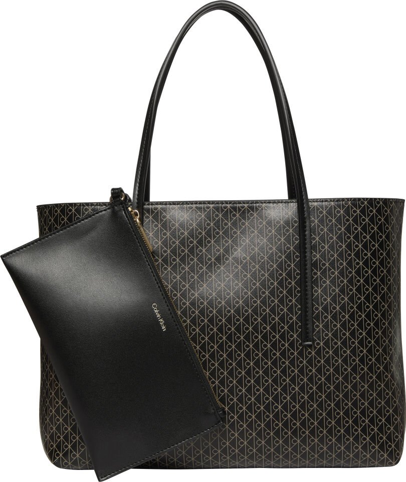 EMBLEM AOP SMALL TOTE