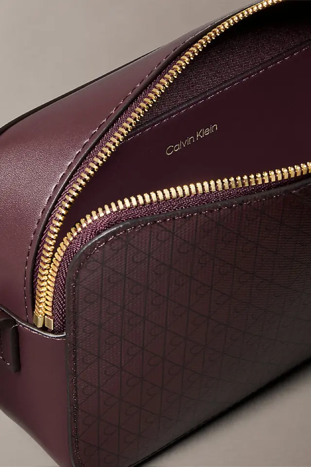 EMBLEM AOP ELONGATED CAMERA BAG