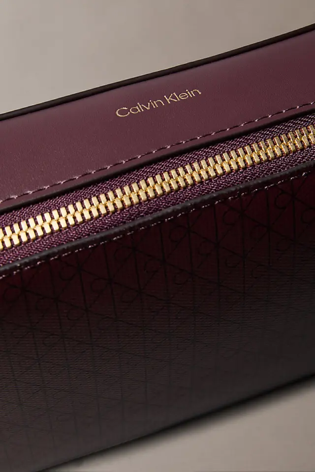 EMBLEM AOP ELONGATED CAMERA BAG