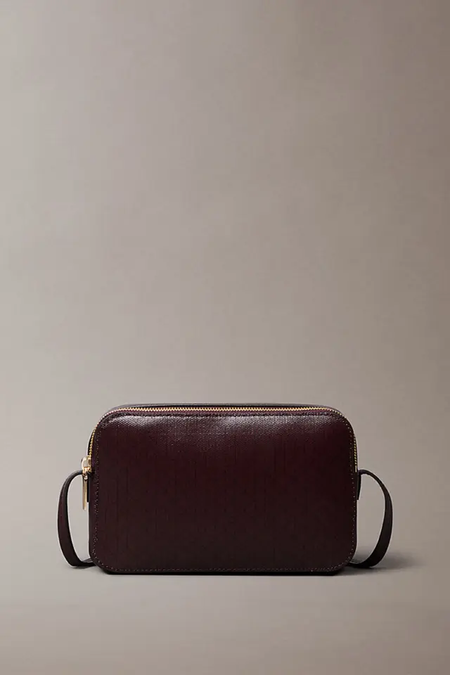 EMBLEM AOP ELONGATED CAMERA BAG