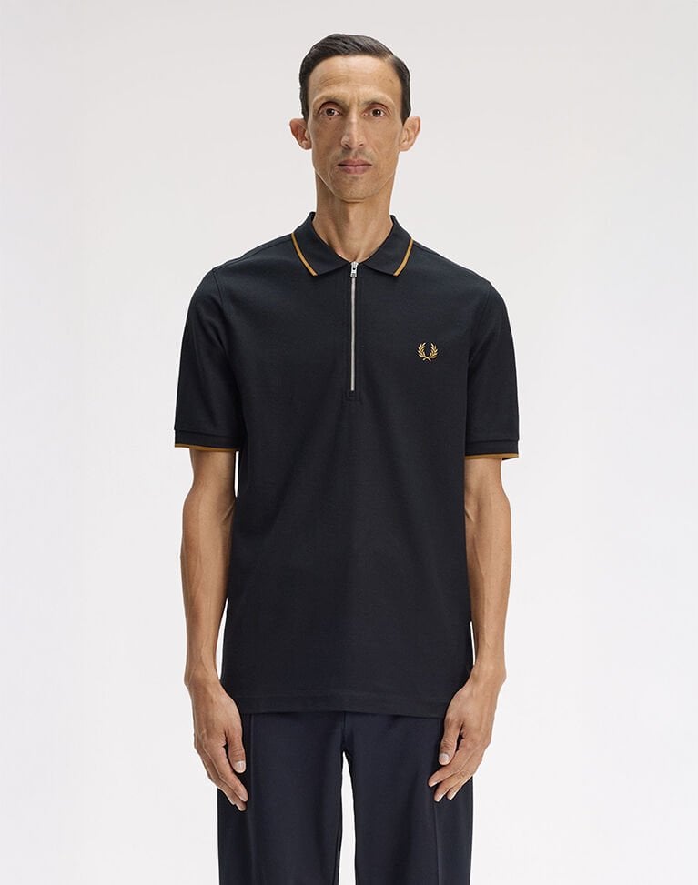 CREPE PIQUE POLO SHIRT
