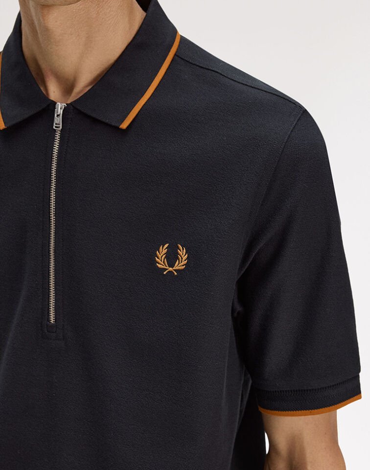 CREPE PIQUE POLO SHIRT