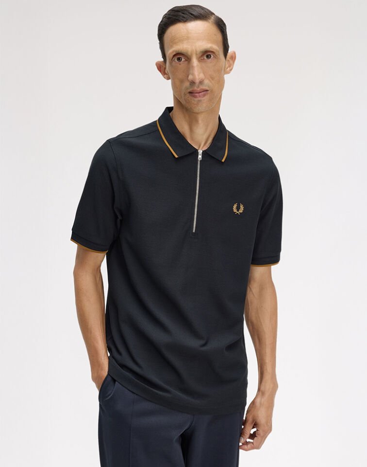 CREPE PIQUE POLO SHIRT