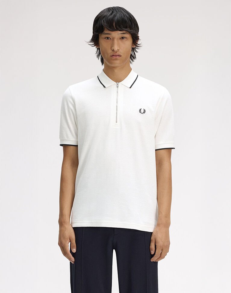 CREPE PIQUE POLO SHIRT