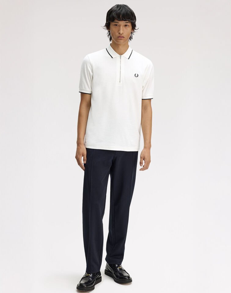CREPE PIQUE POLO SHIRT
