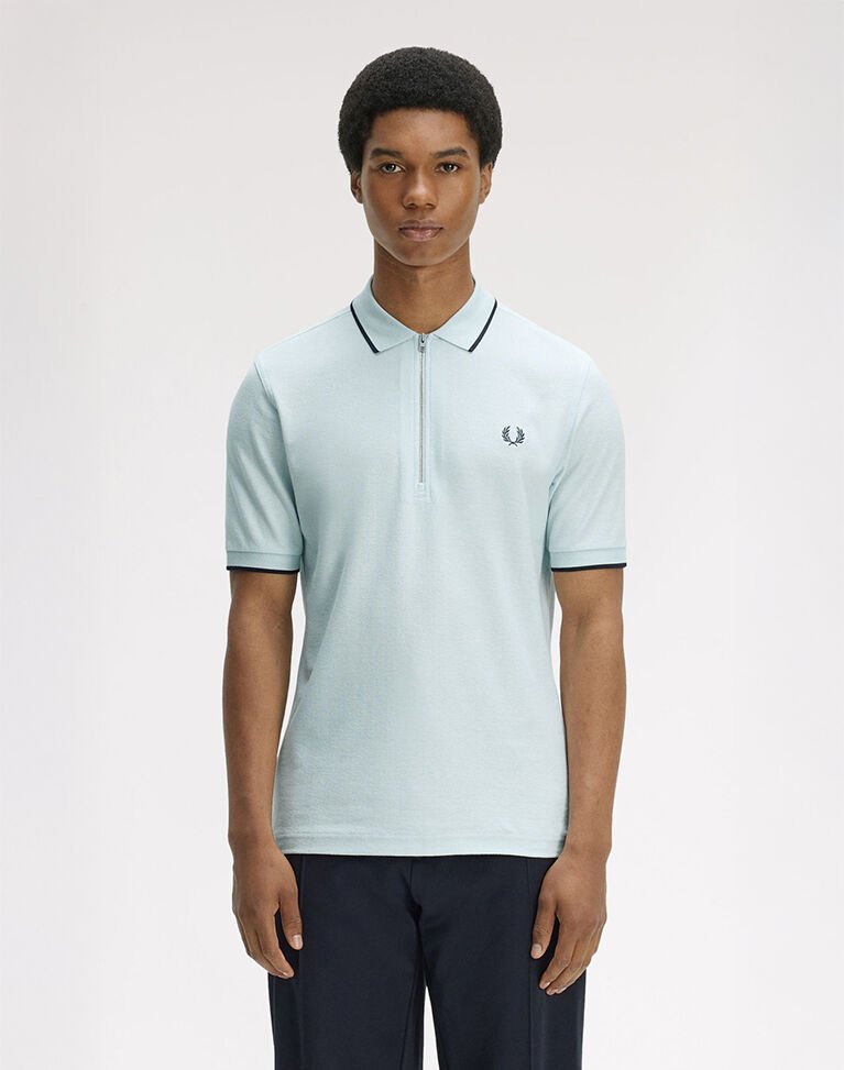 CREPE PIQUE POLO SHIRT