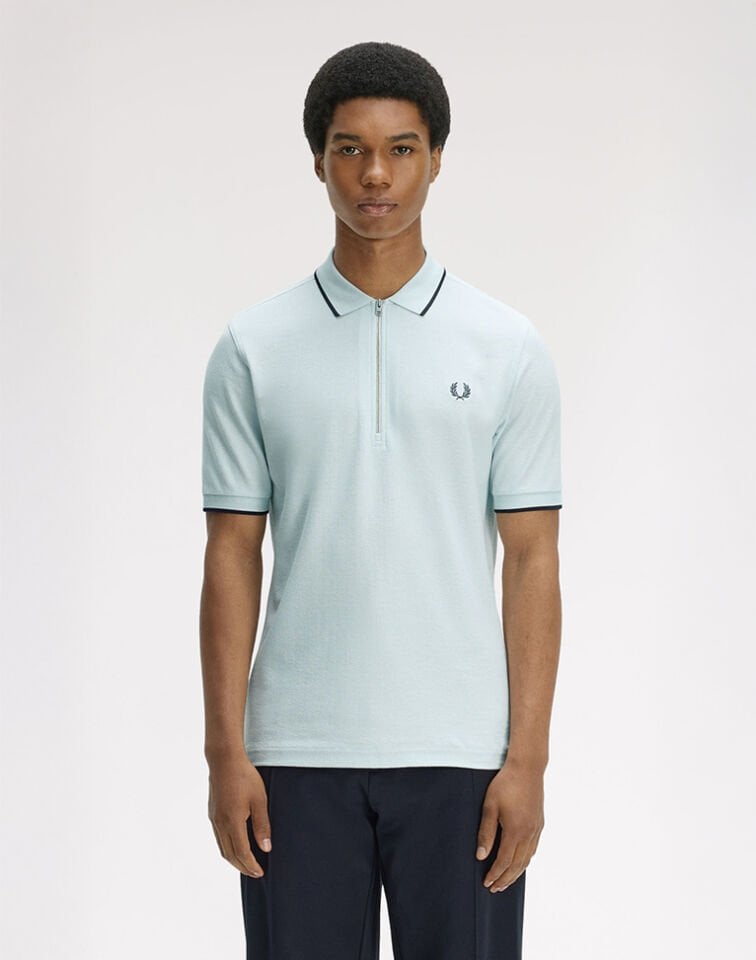 CREPE PIQUE POLO SHIRT
