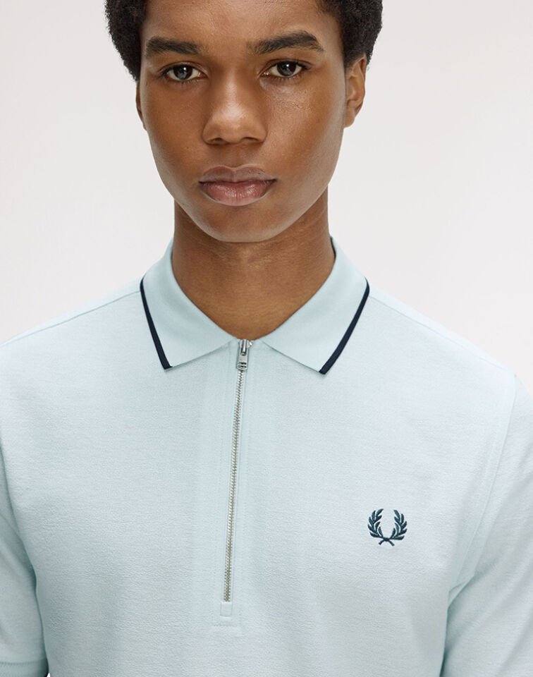 CREPE PIQUE POLO SHIRT
