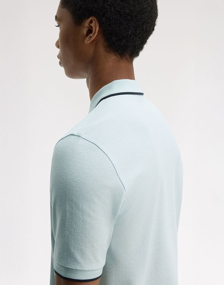 CREPE PIQUE POLO SHIRT
