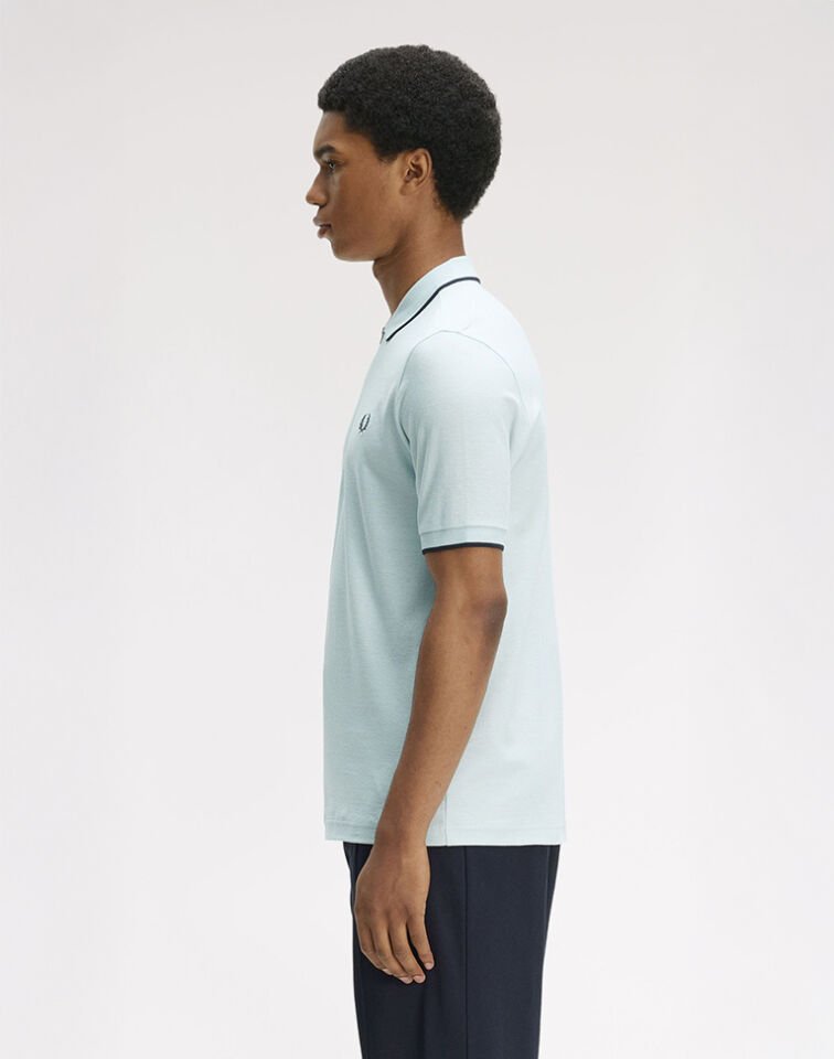 CREPE PIQUE POLO SHIRT