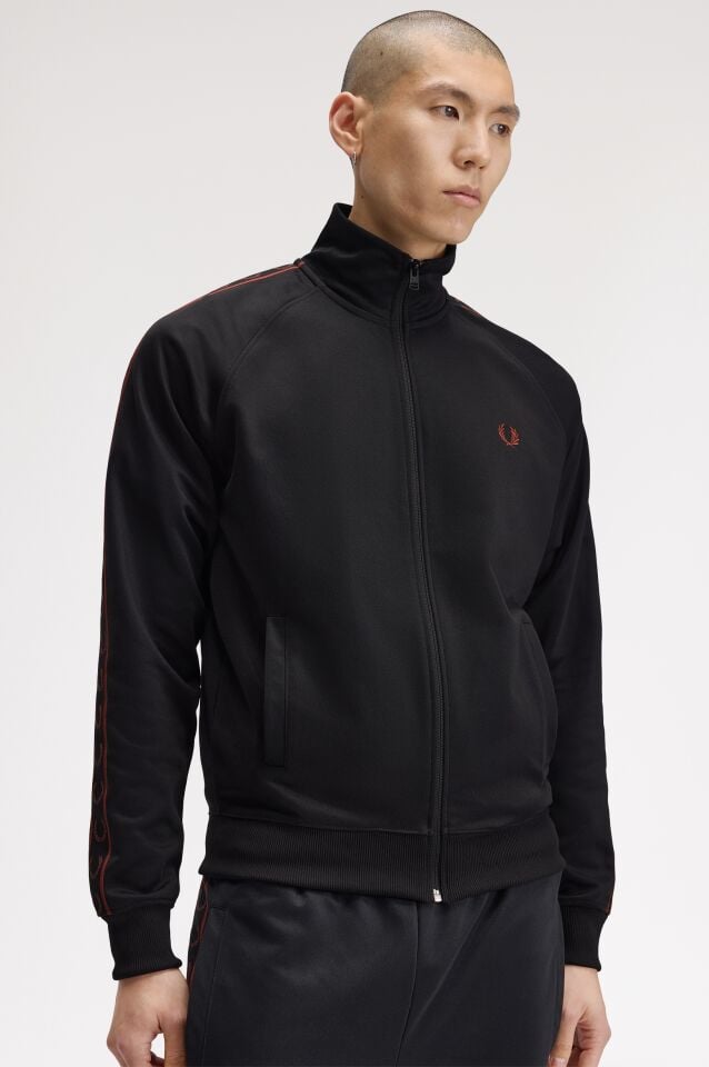 CONTRAST TAPE TRACK JACKET
