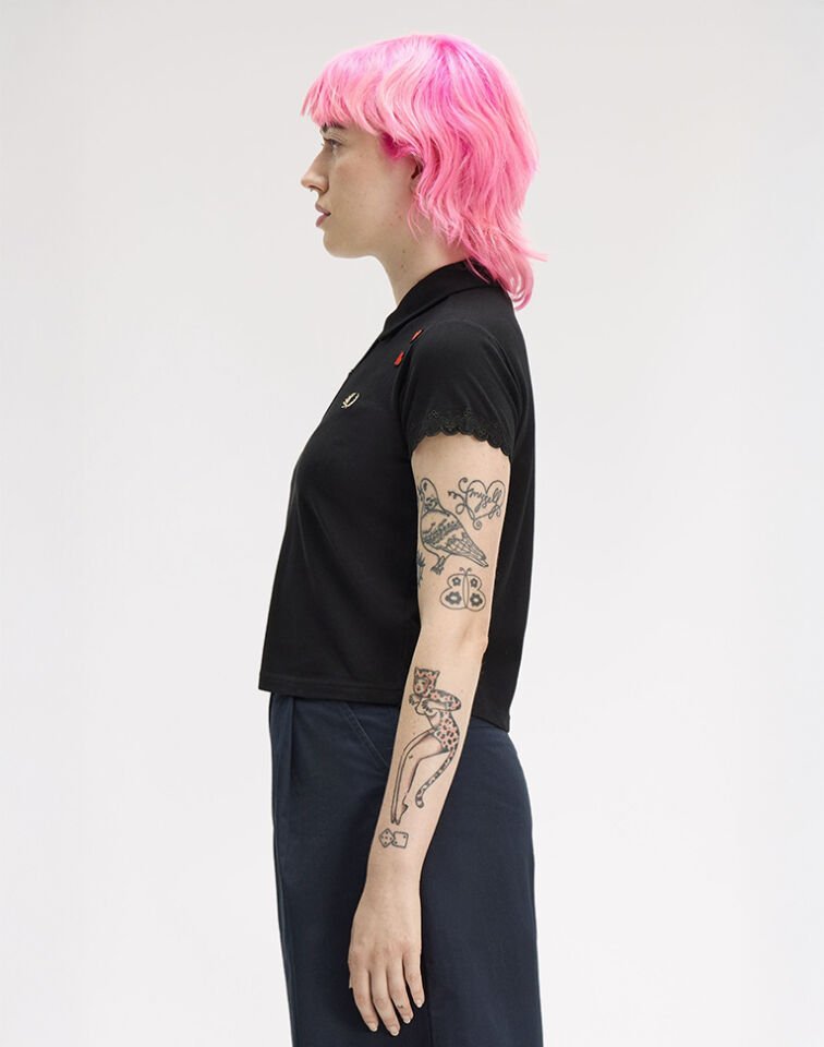 EMBROIDERED DETAIL POLO SHIRT