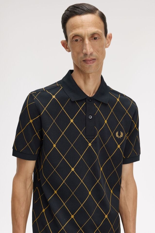 ARGYLE PRINT SHIRT