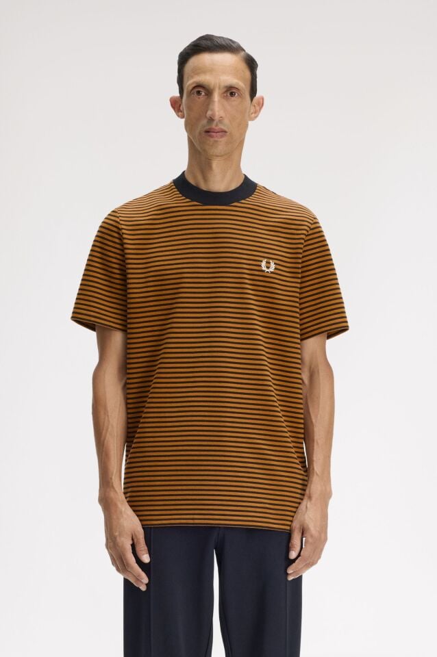 FINE STRIPE HEAVY WEIGHT T-SHIRT
