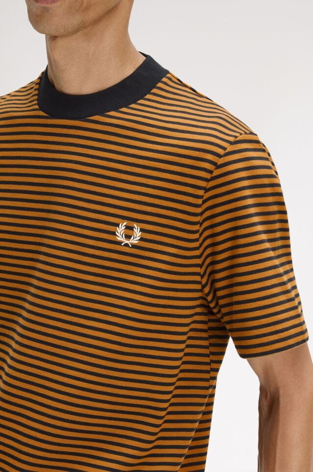 FINE STRIPE HEAVY WEIGHT T-SHIRT