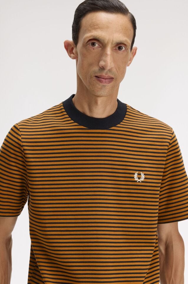 FINE STRIPE HEAVY WEIGHT T-SHIRT