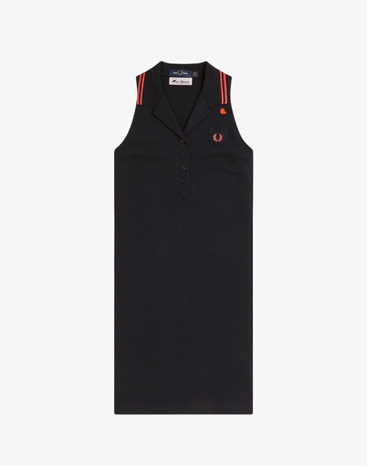 SLEEVELESS PIQUE DRESS