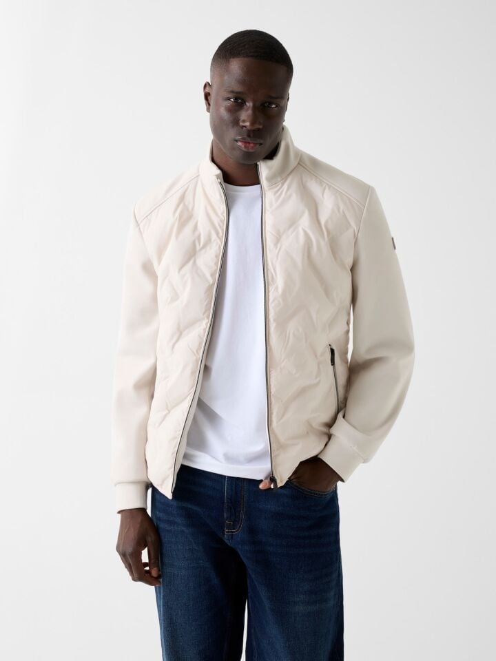 STRETCH QUILTED JACK - Erkek Mont