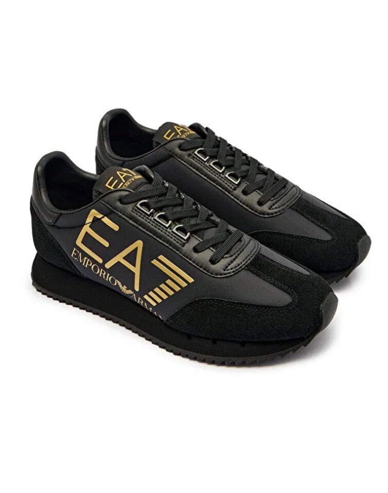 LOGOLU SİYAH SNEAKER