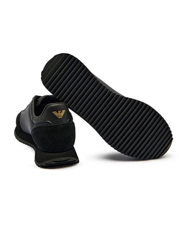 LOGOLU SİYAH SNEAKER