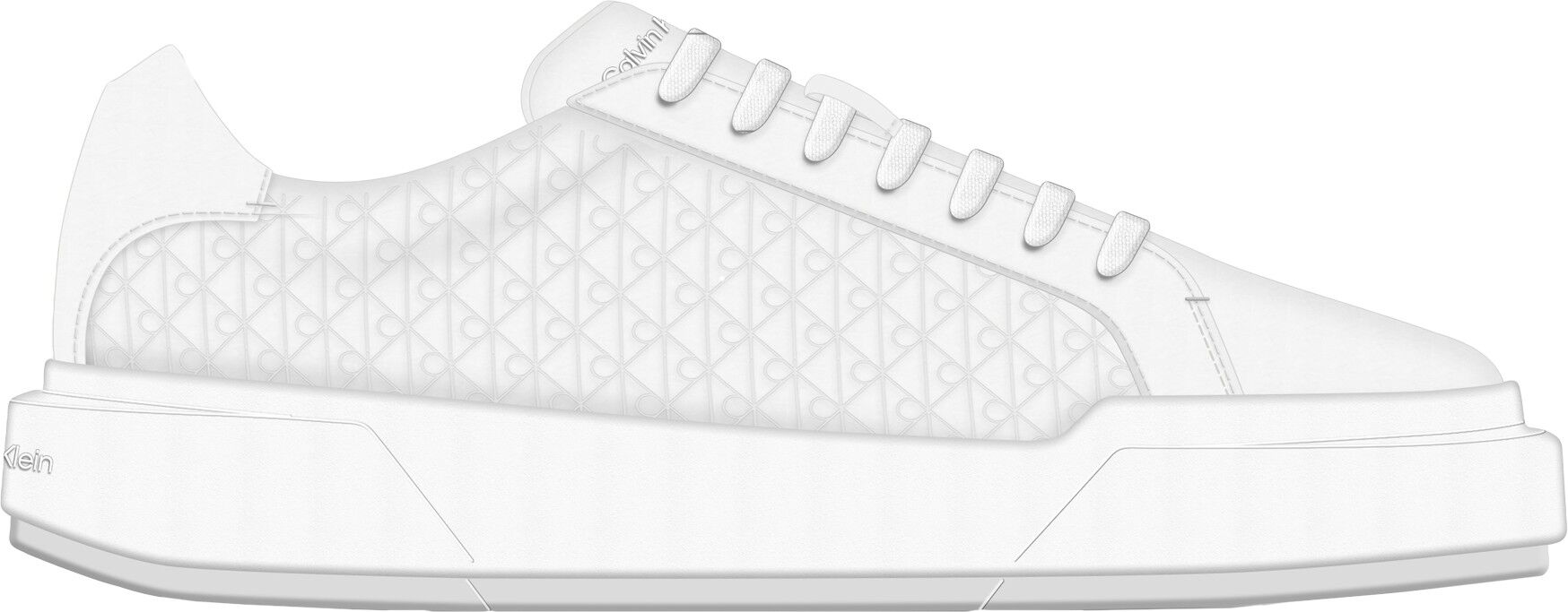 CHUNKY CUPSOLE LACEUP LTH AOP