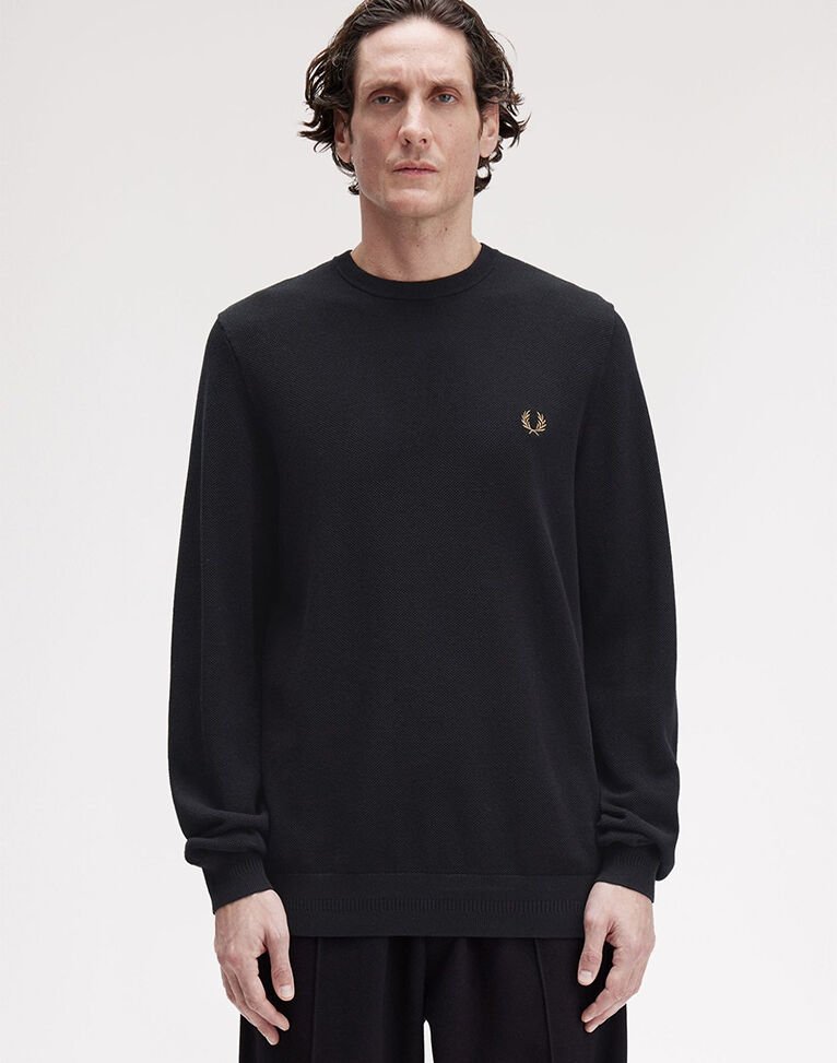 PIQUE STITCH JUMPER - Pike Örgü Pamuklu Kazak