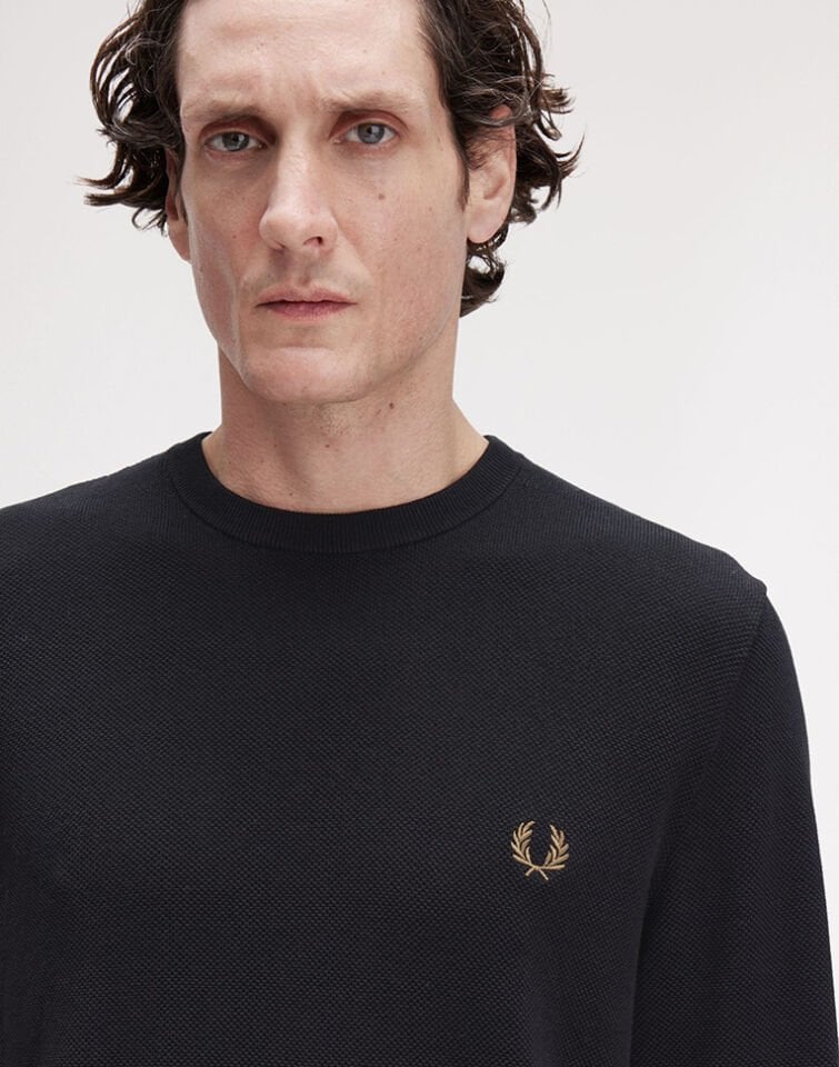 PIQUE STITCH JUMPER - Pike Örgü Pamuklu Kazak