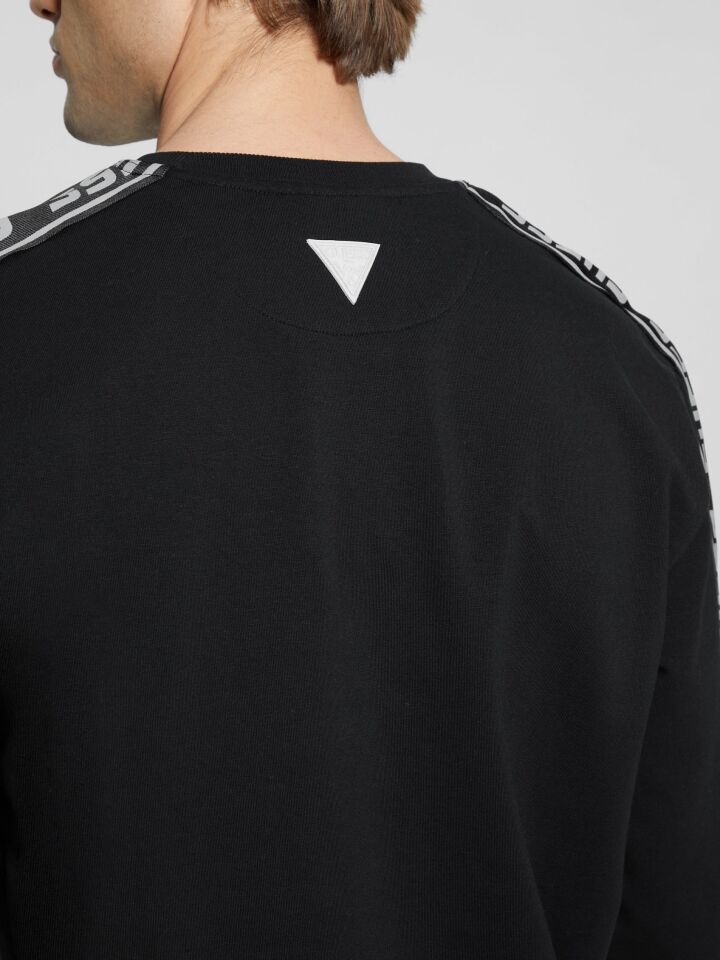 ARLO SWEATSHIRT - Logolu Şerit Detaylı Erkek Sweatshirt