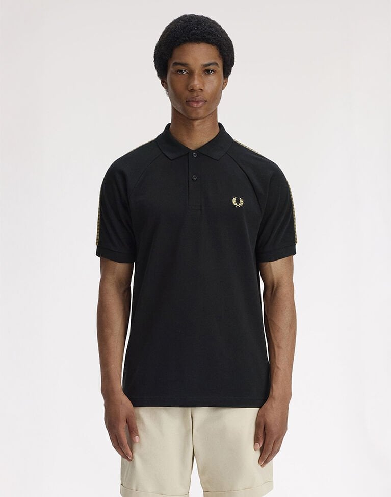 CROSS TAPE POLO SHIRT