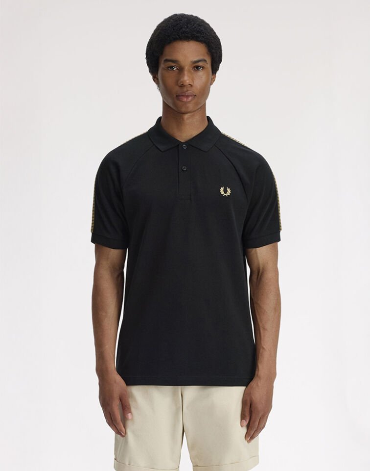 CROSS TAPE POLO SHIRT