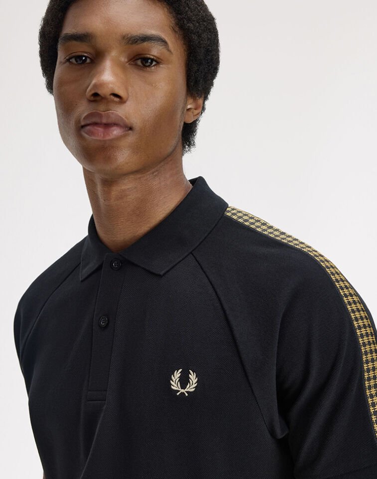 CROSS TAPE POLO SHIRT