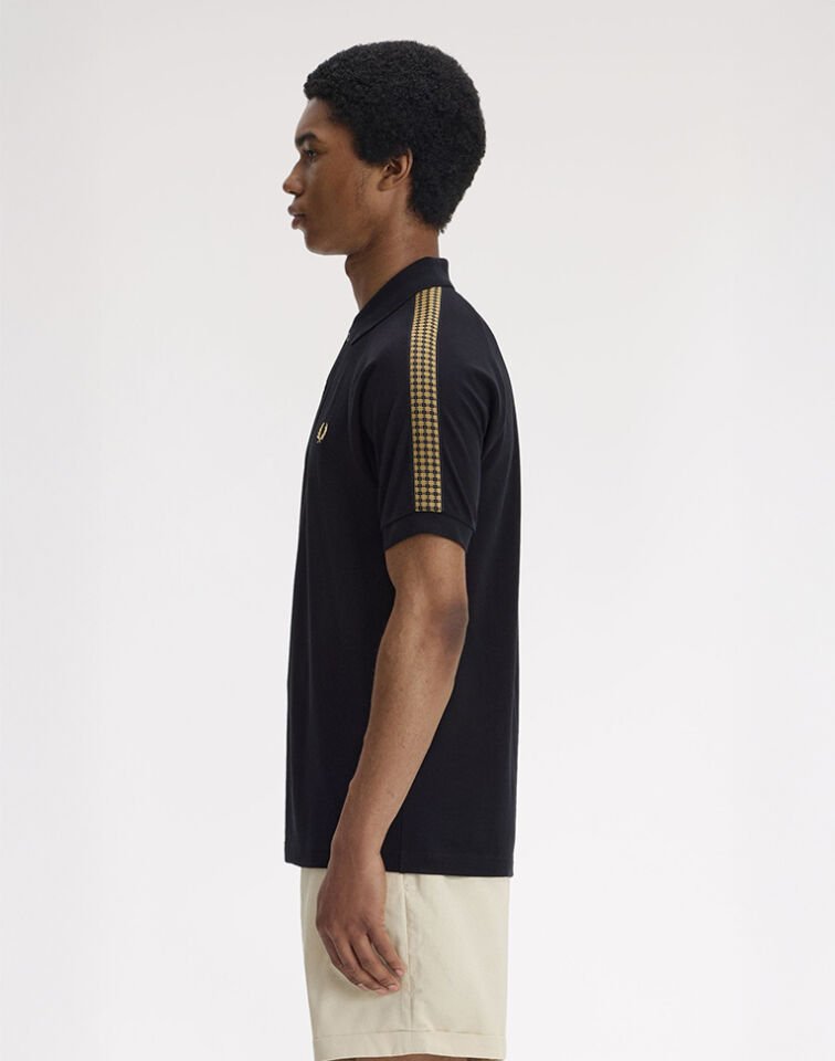 CROSS TAPE POLO SHIRT